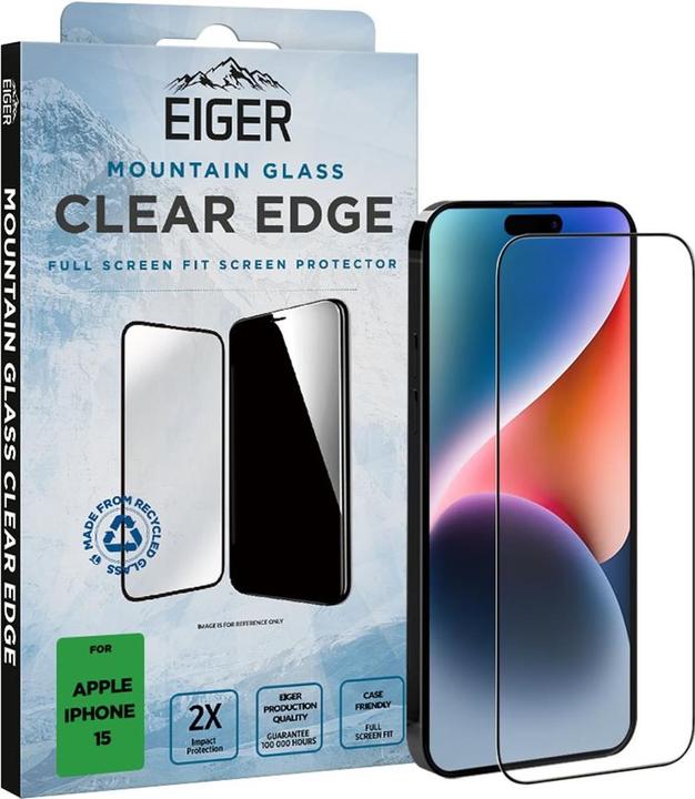 Produktbild Eiger Clear Edge (1 Stück, Apple iPhone 14 Pro, Apple iPhone 15, Apple iPhone 16)