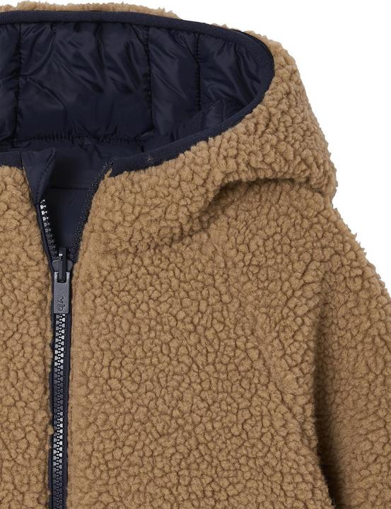 Produktbild Vertbaudet Jungen Wende-Steppjacke mit Teddyfleece, Recycling-Polyester-Wattierung (116)