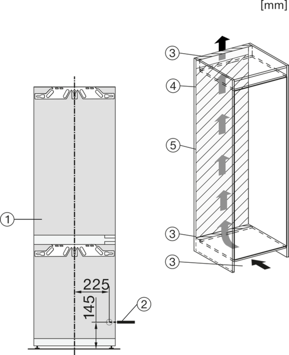 Actual product image Miele KFN 7774 C fridge-freezer combination (245 l)