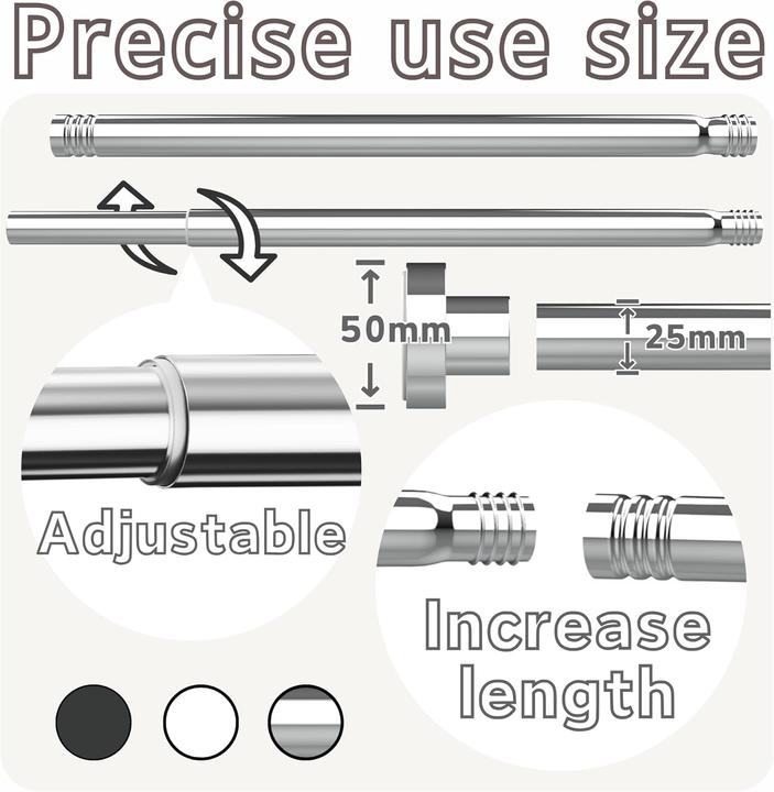 Produktbild Gdevkhn Duschvorhangstange ohne Bohren