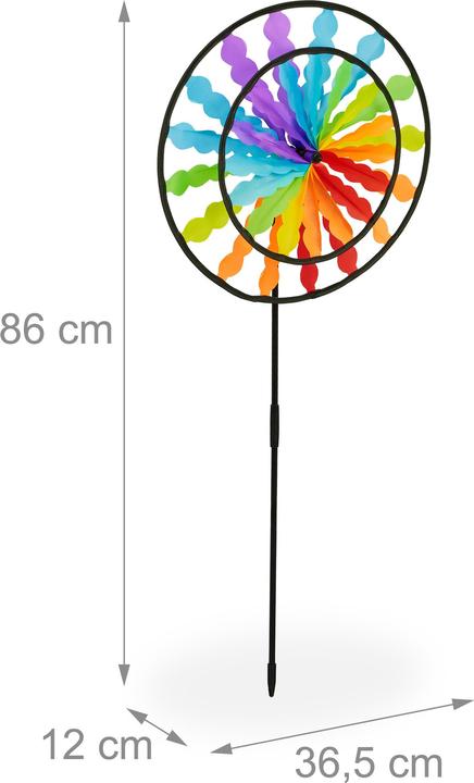 Immagine prodotto Relaxdays 2x Windrad