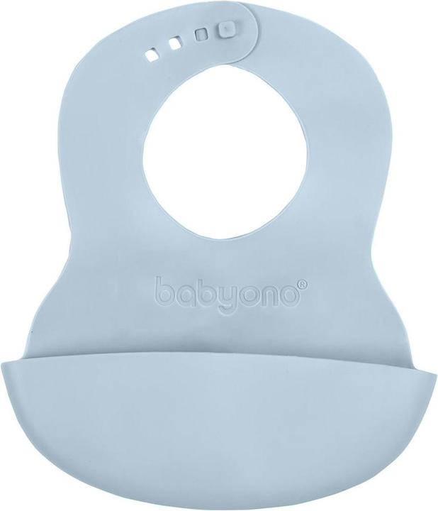 Babyono Bavaglino in silicone 6M+ con chiusura regolabile (6 Mesi)