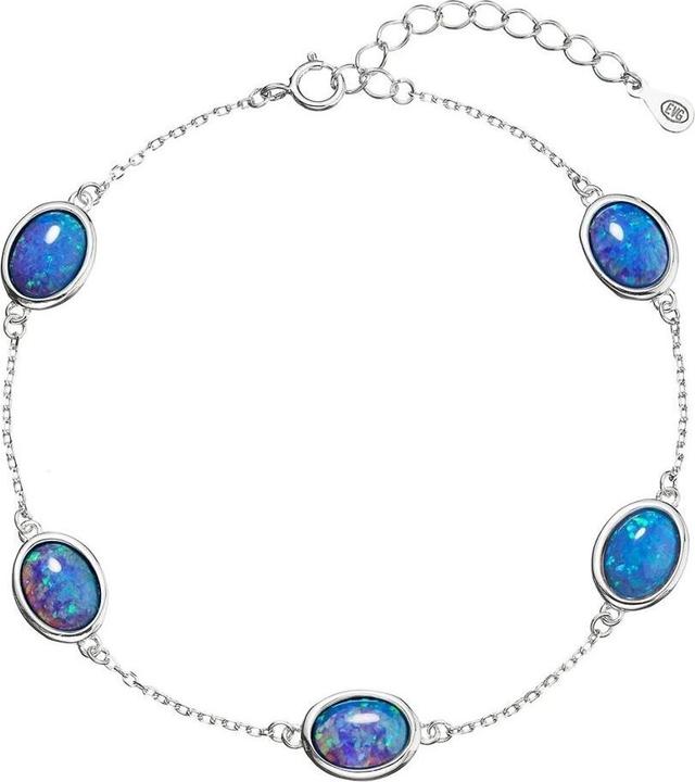 Immagine prodotto Evolution Group - Charming silver bracelet with synthetic opals 13030.3ue (Argento)