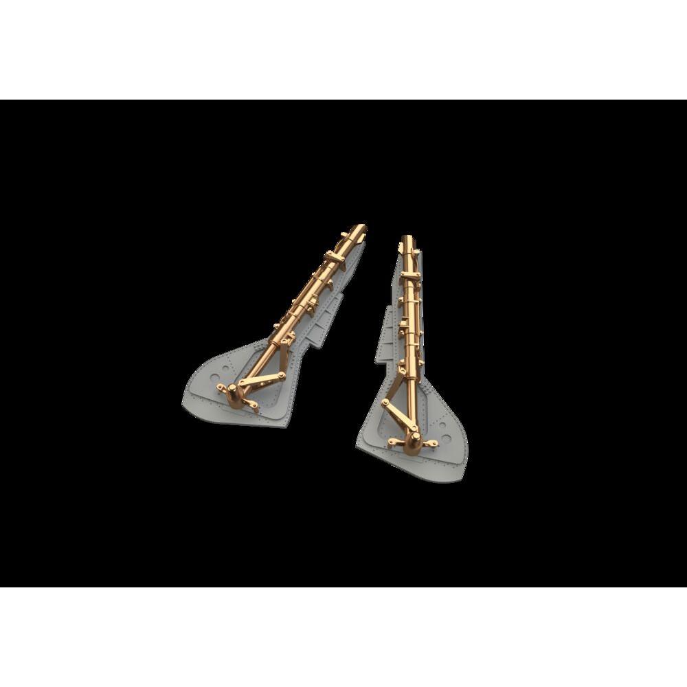 Eduard Fw 190A-7 undercarriage legs BRONZE 1/48
