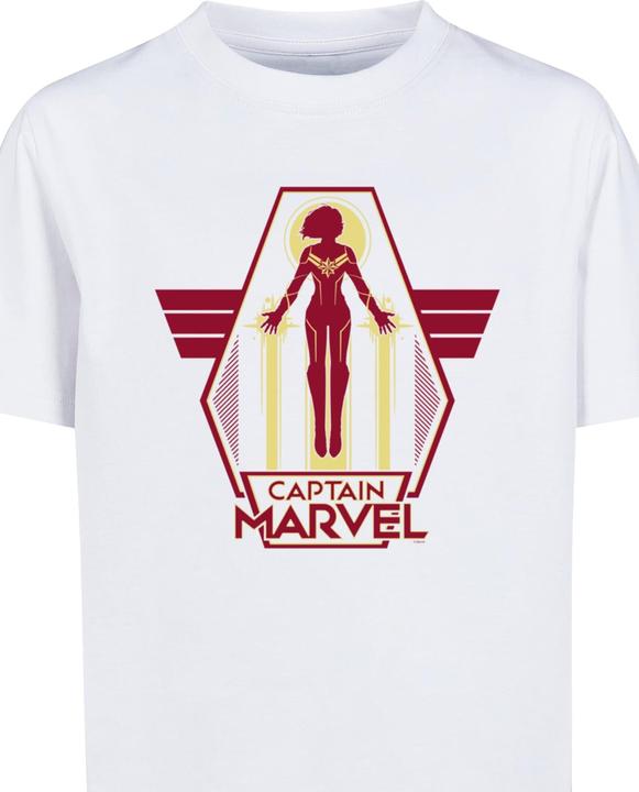 Produktbild Absolute Cult Kids Captain Marvel - Flying Warrior Basic T-Shirt - 135427 (134, 140)