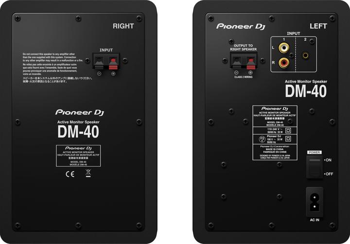Image du produit Pioneer Dm-40 (Passif, Actif, Couples, 1x 42 W)