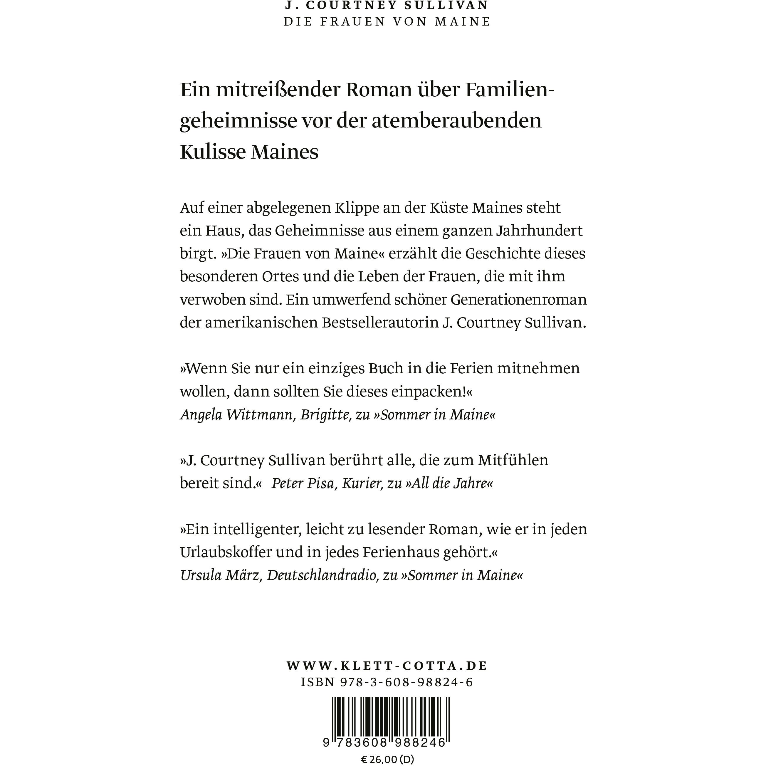 Thumbnail - Die Frauen von Maine, Belletristik von J. Courtney Sullivan