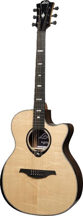 Image du produit Lâg Guitars GLH HV50-N-ACE - Hybrid Nylon String (Guitare classique, Black Brankowood, Engelmann Spruce, Macassar Ebony)