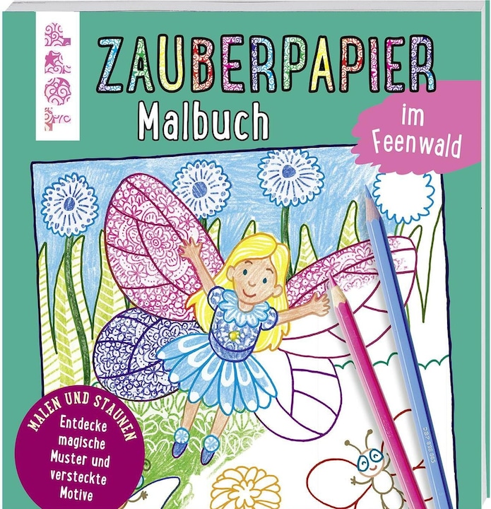 Produktbild Zauberpapier Malbuch im Feenwald