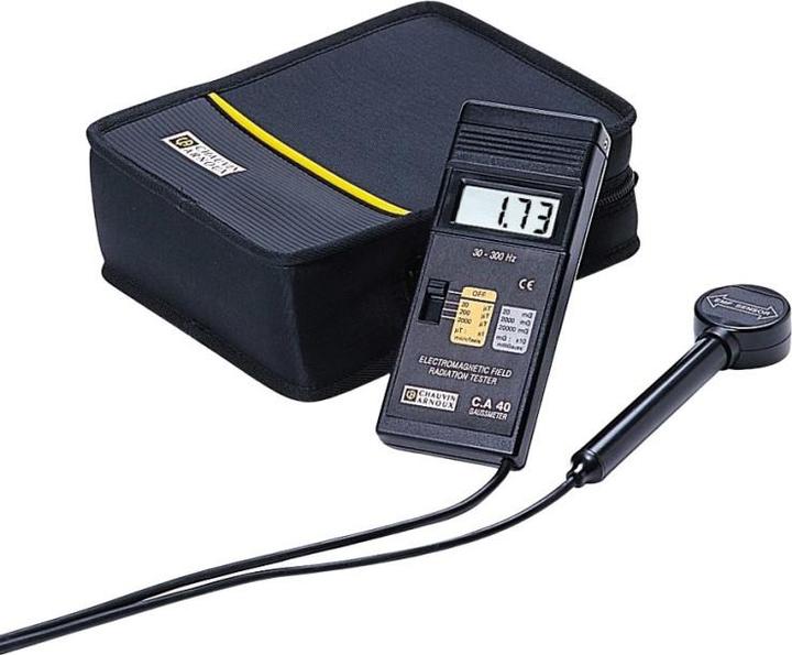 Actual product image Chauvin Arnoux Teslameter/Gaussmeter for low frequencies Measurement of magnetic induction fields from 30 to...