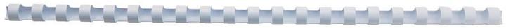 Produktbild GBC Binderücken 10mm, 21 Ringe, weiss, 100 Stk.