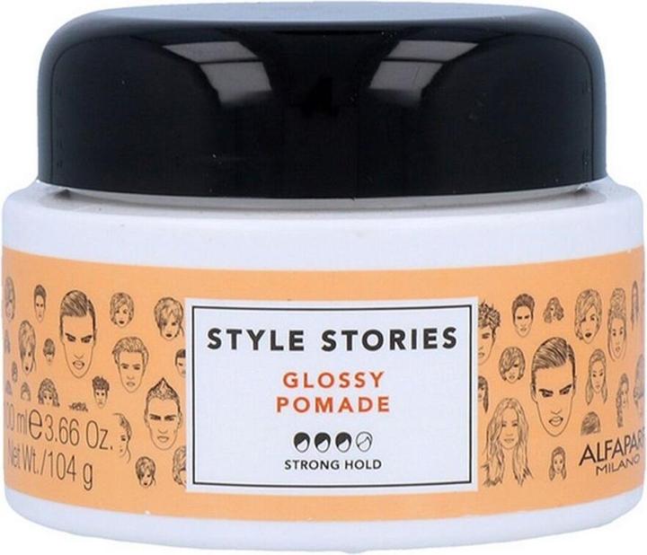 Actual product image Alfaparf Style Stories Glossy Pomade (Hair wax, 100 ml)