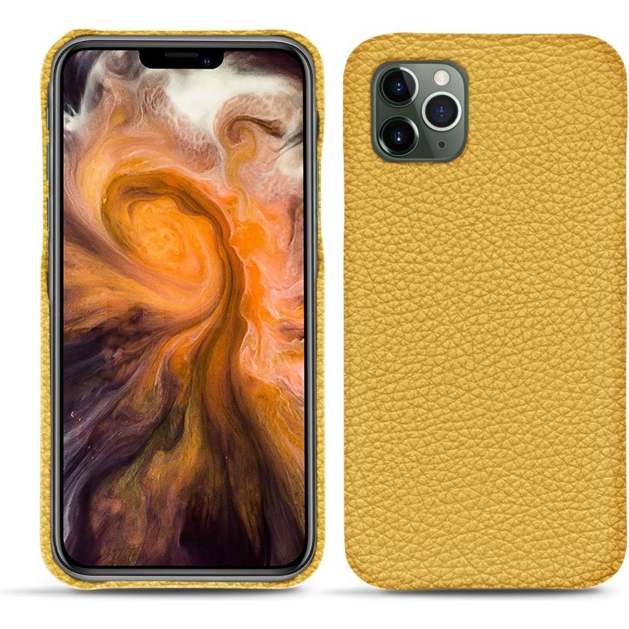 Noreve Lederschutzhülle (Apple iPhone 11 Pro Max), Smartphone Hülle, Orange