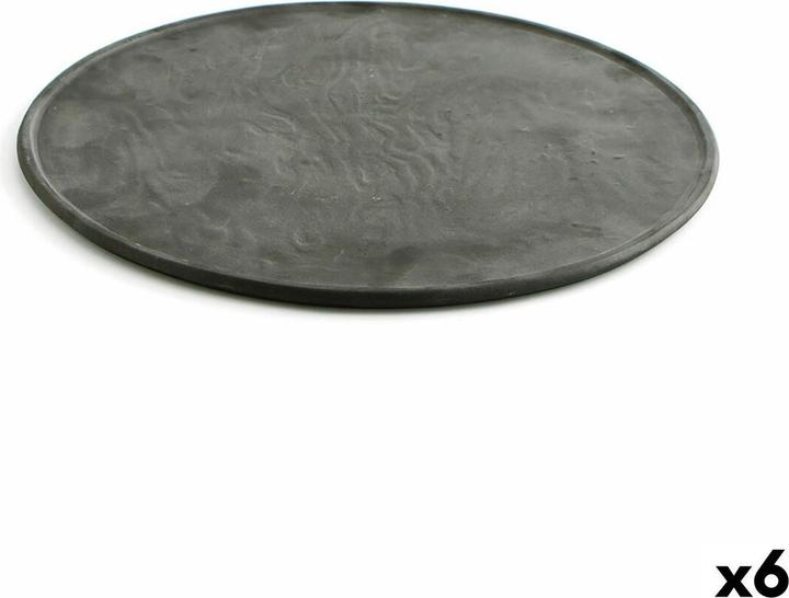 Produktbild Quid Flacher Teller Mineral Gres Ø 33 cm (6 Stück) (6x, 33 cm)