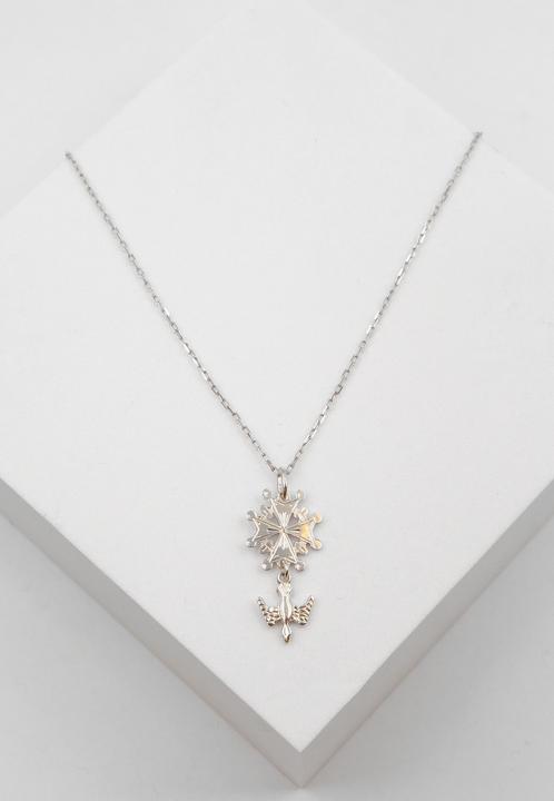 Image du produit Muau Croix huguenote (Or blanc 750/18K)