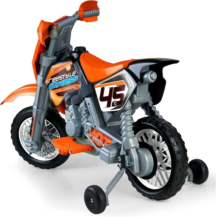 Immagine prodotto Feber Moto da cross a batteria da 6 V di colore arancione per bambini