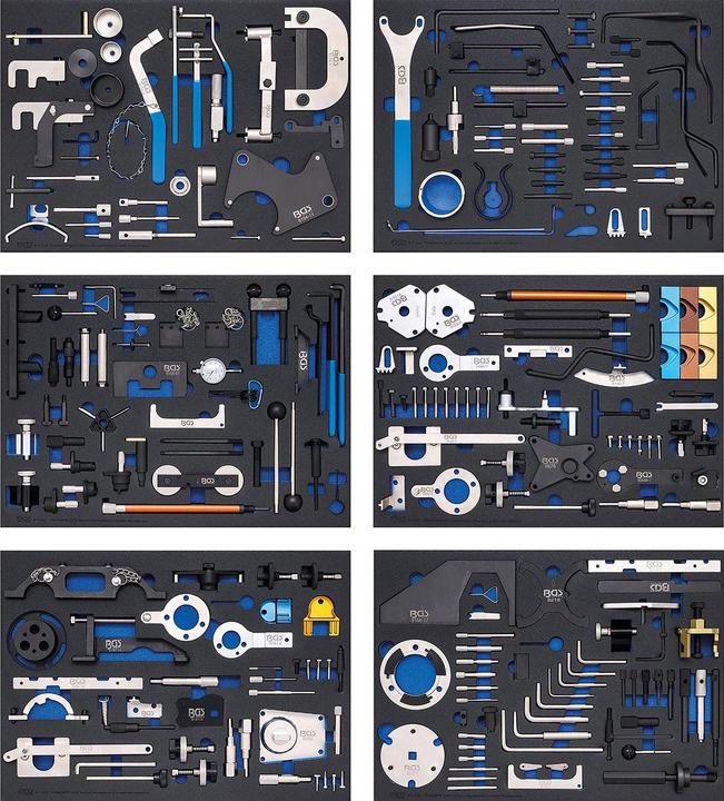 Actual product image BGS Workshop Trolley 7 Drawers Engine Timing Tool Sets (7 x)