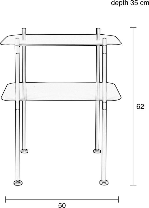 Produktbild Zuiver River (50 x 35 x 62 cm)