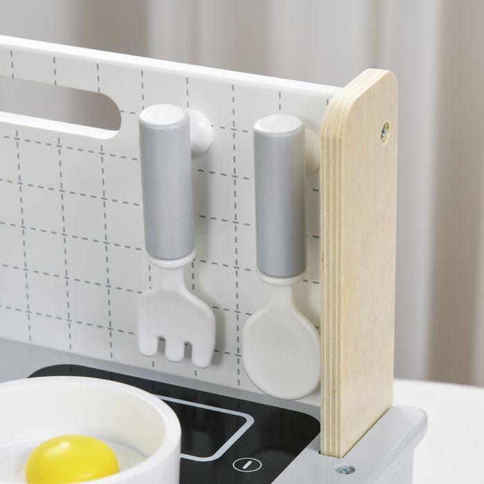 Produktbild Swisshandel24 Kinderküche aus Holz, 10 Stück Mini Spielküche mit Lebensmittel für 3-5 Jahre