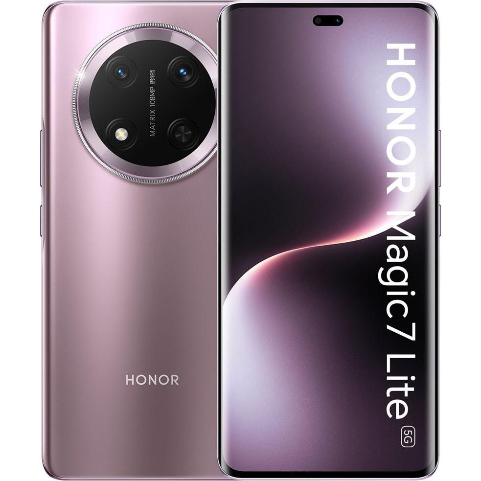Honor Magic7 Lite 5G Dual Sim 8GB RAM 512GB - Titanium Purple (256 GB, Titanium Purple, 6.78", Dual SIM, 108 Mpx, 5G), S...