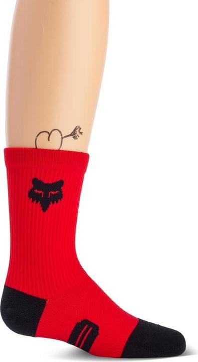 Actual product image Fox Socks 23 Yth 6" Ranger Crew Flo Red (S)