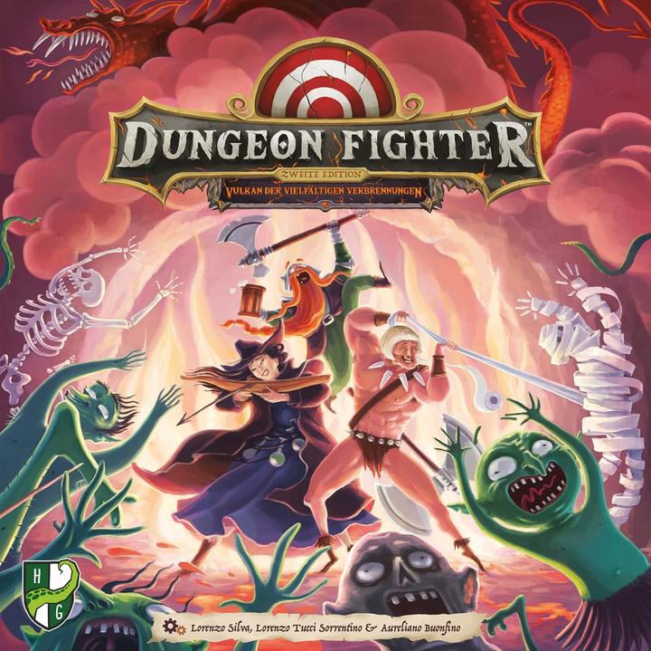 Actual product image Horrible Guild HR046 - Dungeon Fighter: Chamber of malevolent Magma, 1-6 players, 10 years (DE Edition) (German, 1 - 6 Players)