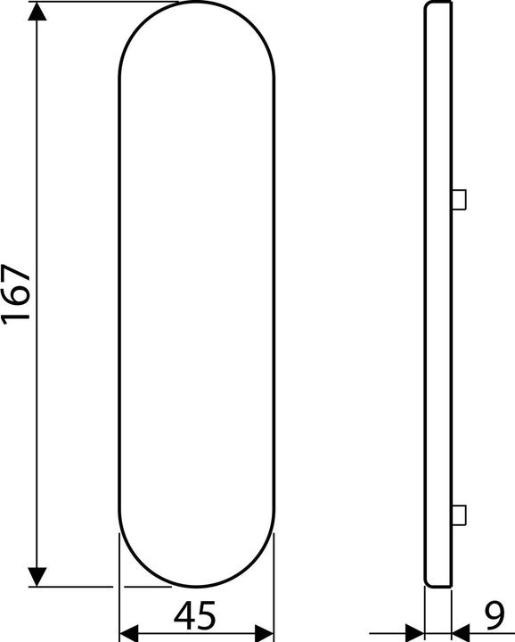 Produktbild BKS Blindaussenschilder (Türschildgarnitur)