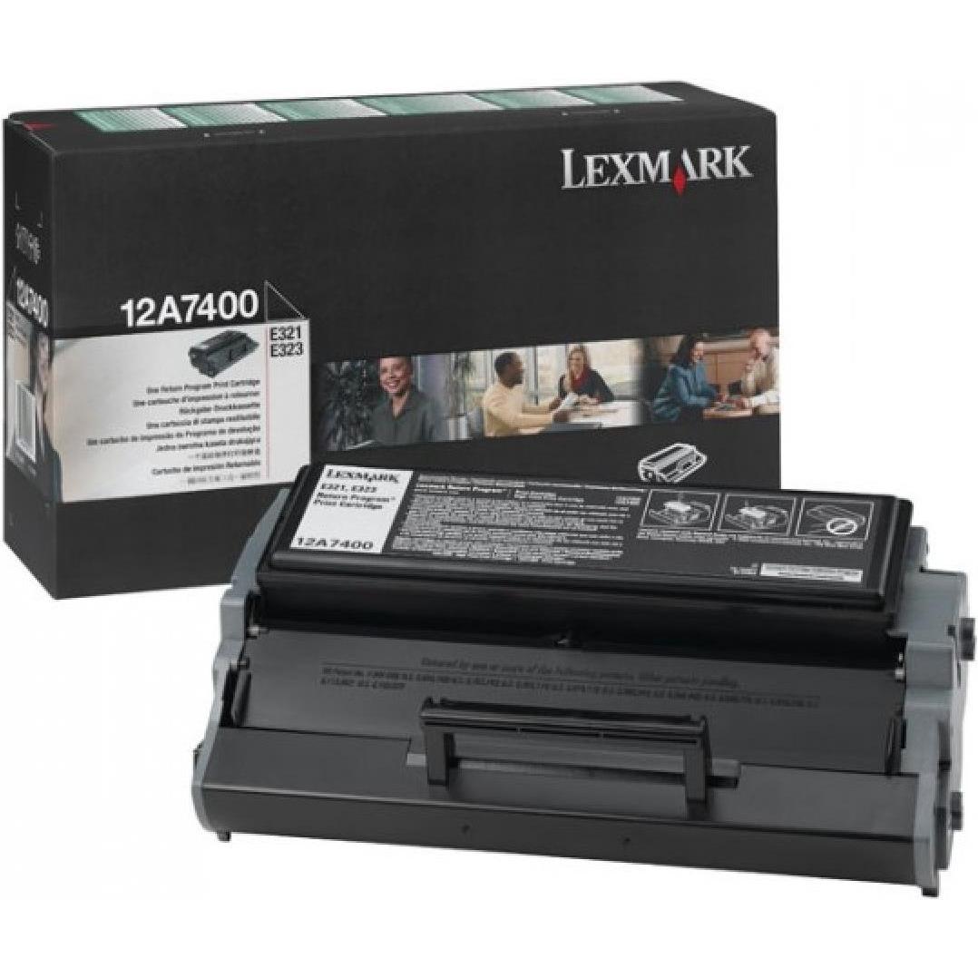 Lexmark, Toner, 12a7400 (BK)