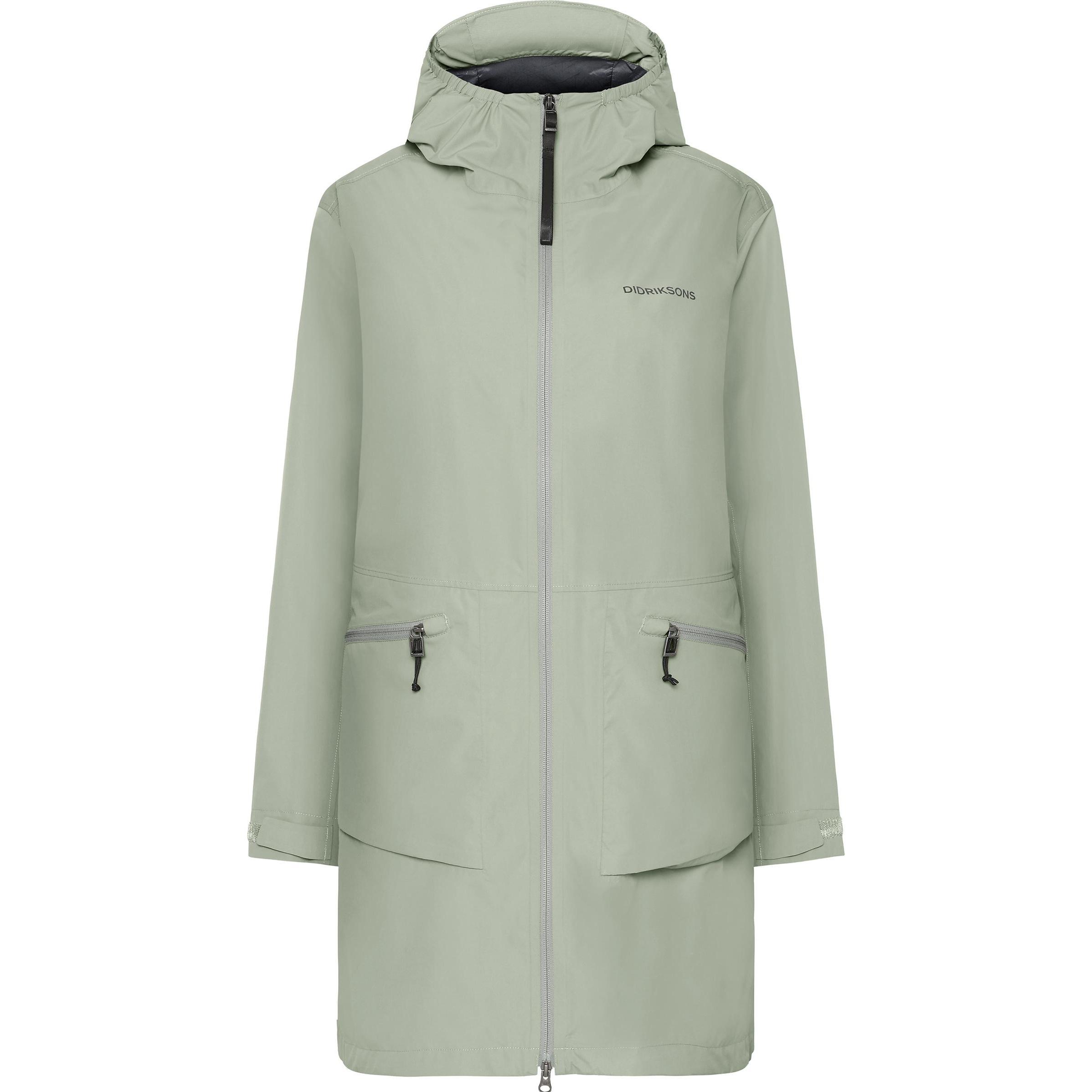 Didriksons, Damen, Jacke, Women's Eliana Parka (40, L), Grün, 40, L
