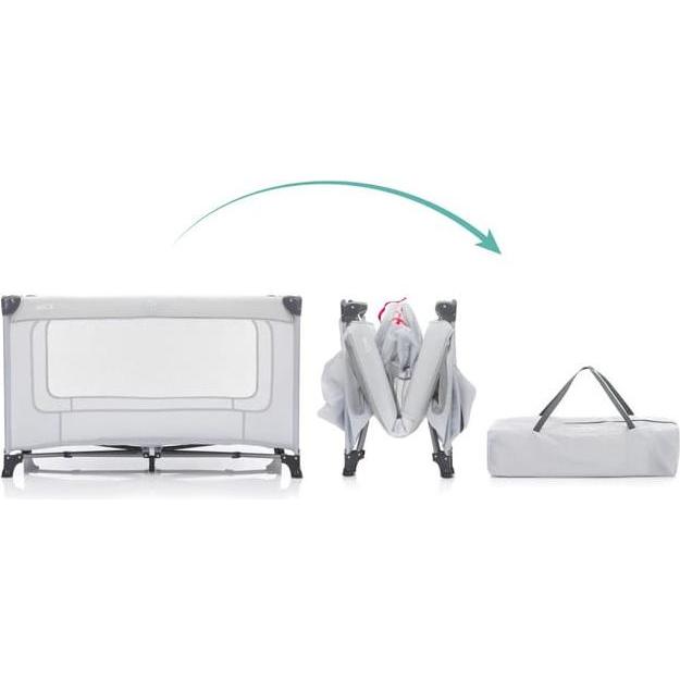 Thumbnail - Mica, Reisebett, Reisebett Nizza - Farbe: Steingrau