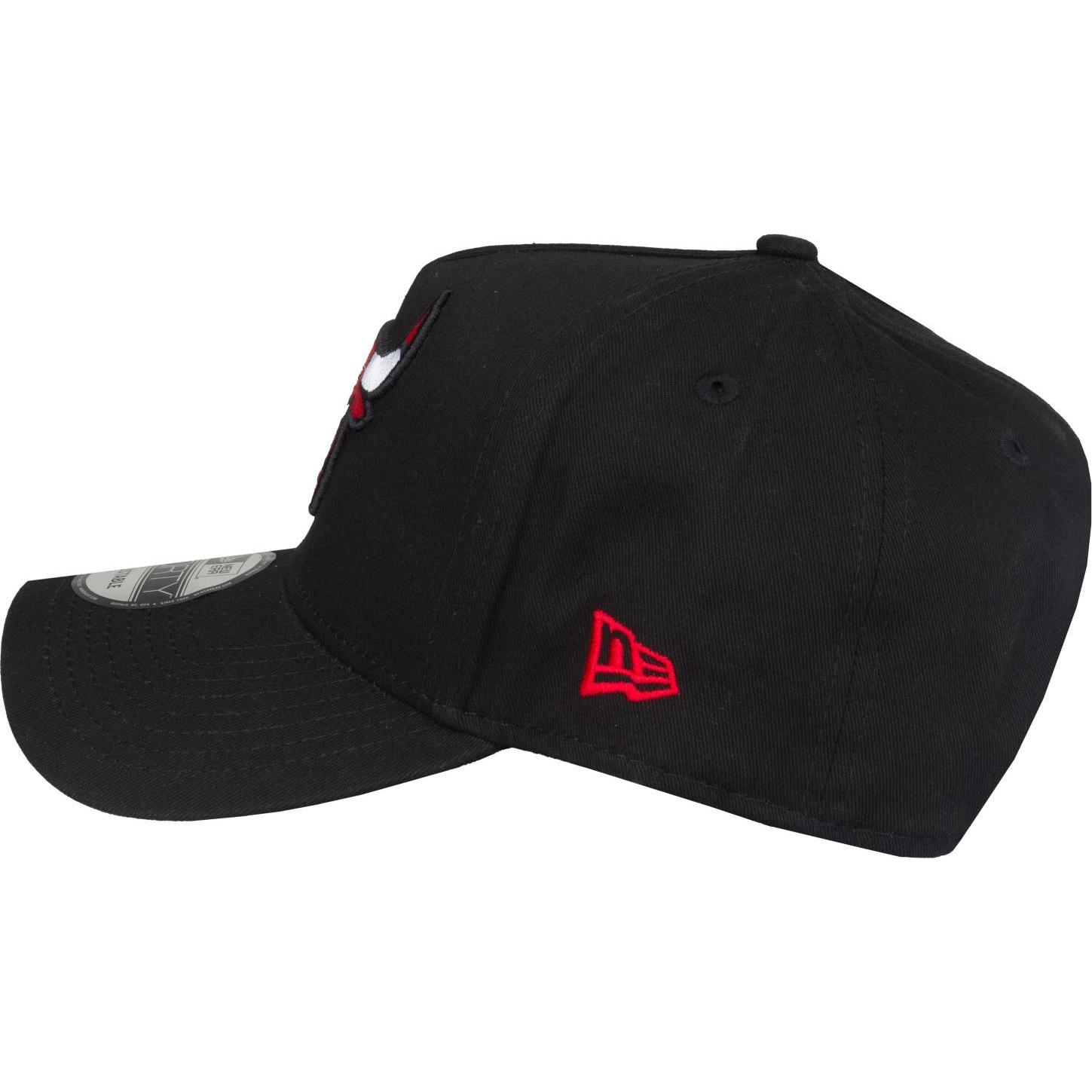 Thumbnail - New Era, Herren, Cap, 9Forty A-Frame Snapback Cap - Chicago Bulls Schwarz, Schwarz, (One Size)