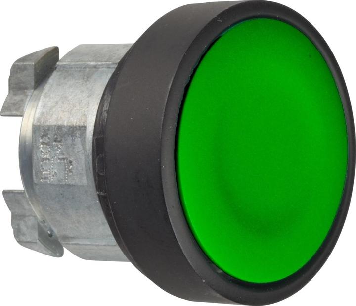 Produktbild Schneider Electric Pushbutton Head Flush Green Black Bezel