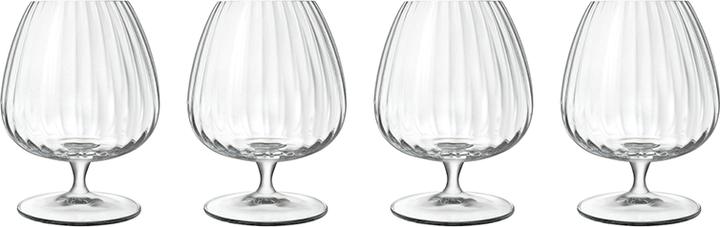 Luigi Bormioli Optica Cognac glass 46,5 cl, 4 pcs. (4x, Cognac glass)