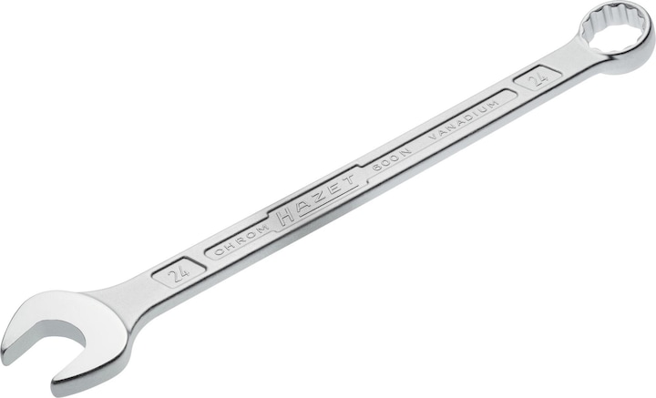 Image du produit HAZET Clé mixte 600N-24 ∙ Profil Traction à 12 pans extérieurs ∙ 24 mm (24 mm)