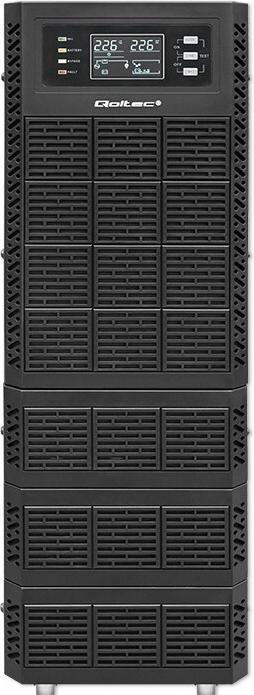 Image du produit Qoltec ZASILACZ AWARYJNY UPS 6KVA | 6000W | POWER FACTOR 1.0 | LCD | EPO | USB | ON-LINE (6000 VA, 6000 W, Double convertisseur en ligne Onduleur)