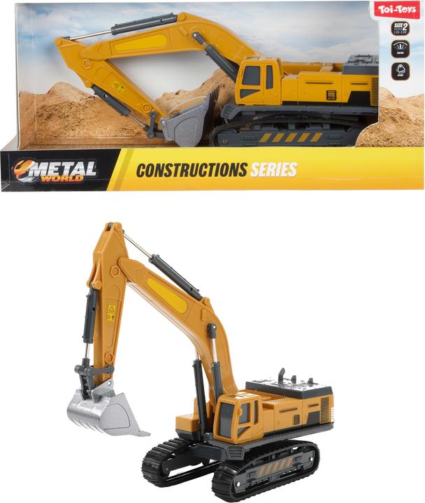 Produktbild Toi-Toys METAL Baufahrzeug Kettenbagger, 1:55