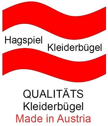 Produktbild Hagspiel Kleiderbügel aus Buchenholz, 90 Stk.,roh, Standard (90 x)