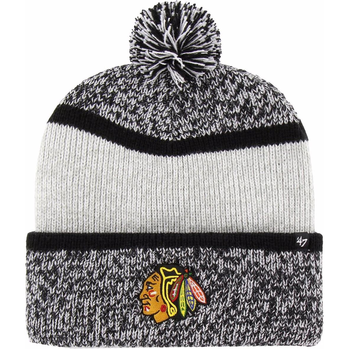 47 Brand, Herren, Mütze, Beanie Copeland Chicago Blackhawks, Schwarz