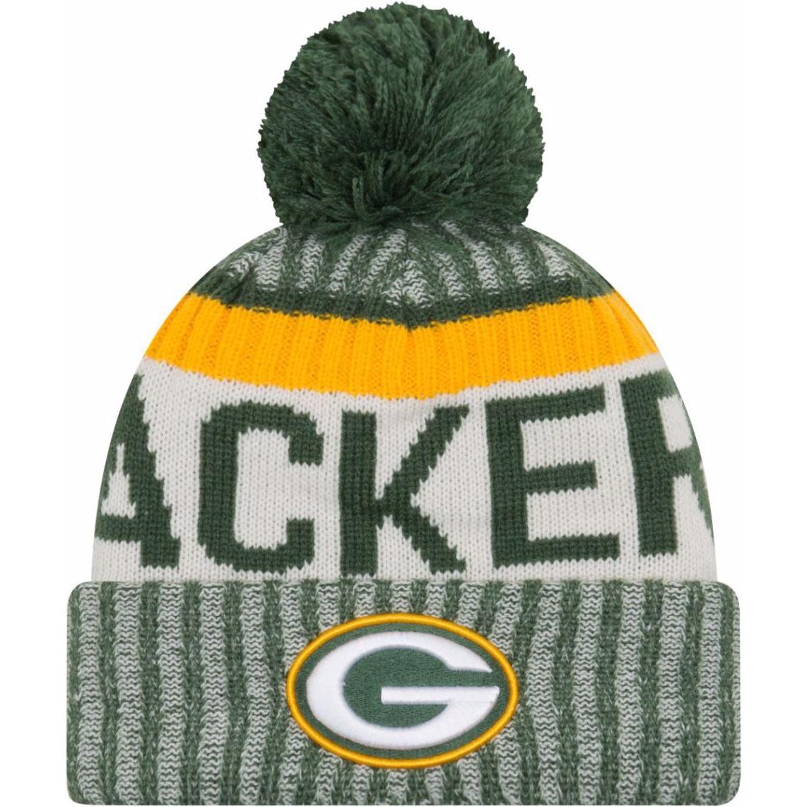 Thumbnail - New Era, Herren, Mütze, NFL Sideline Bobble Green Bay Packers, Mehrfarbig