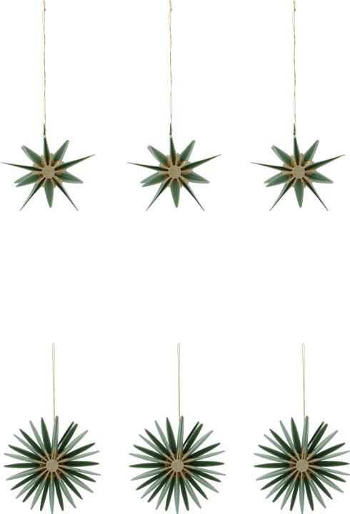 Produktbild House Doctor Christmas ornaments, HDStari, GreenChampagne (6-teilig)