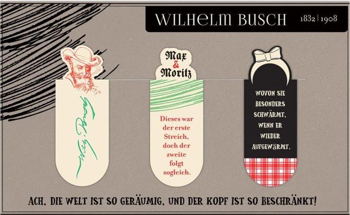 Image du produit Magnetische Lesezeichen - Wilhelm Busch