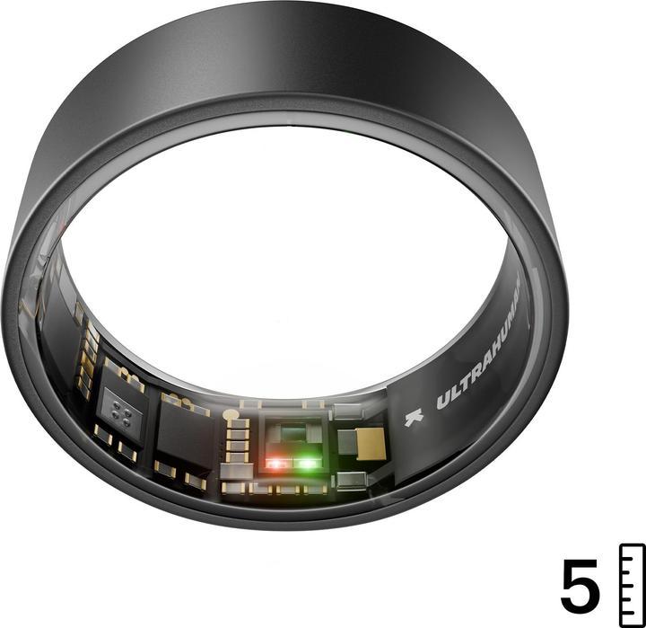 Ultrahuman Ring AIR Matte Grey - Size 5 (5, Matte Grey)