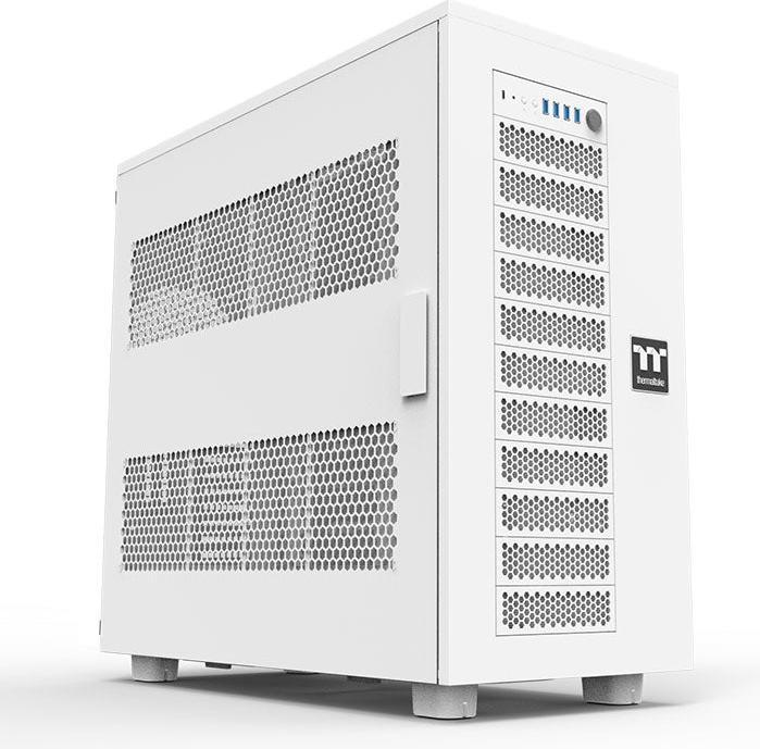 Actual product image Thermaltake Geh AX700 Super Tower "Snow" White retail (ATX, mATX, Mini-ITX, SSI CEB, SSI EEB, XL-ATX)
