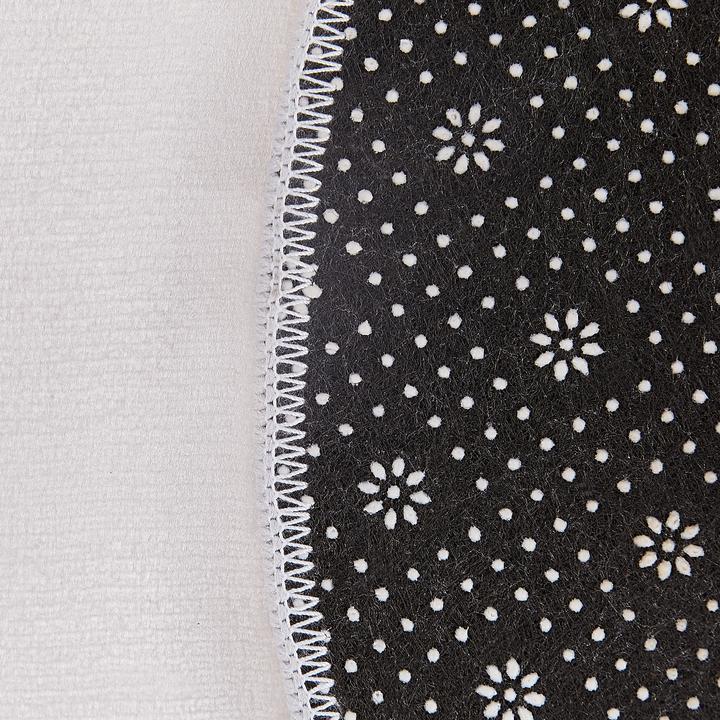 Produktbild Beliani Kinderteppich braun ⌀ 120 cm Bärenmotiv Kurzflor COLARGOL (120 x 120 cm)