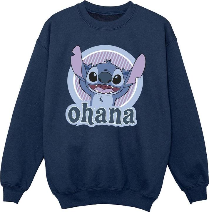Produktbild Disney Lilo And Stitch Ohana Circle Sweatshirt Mädchen (116)