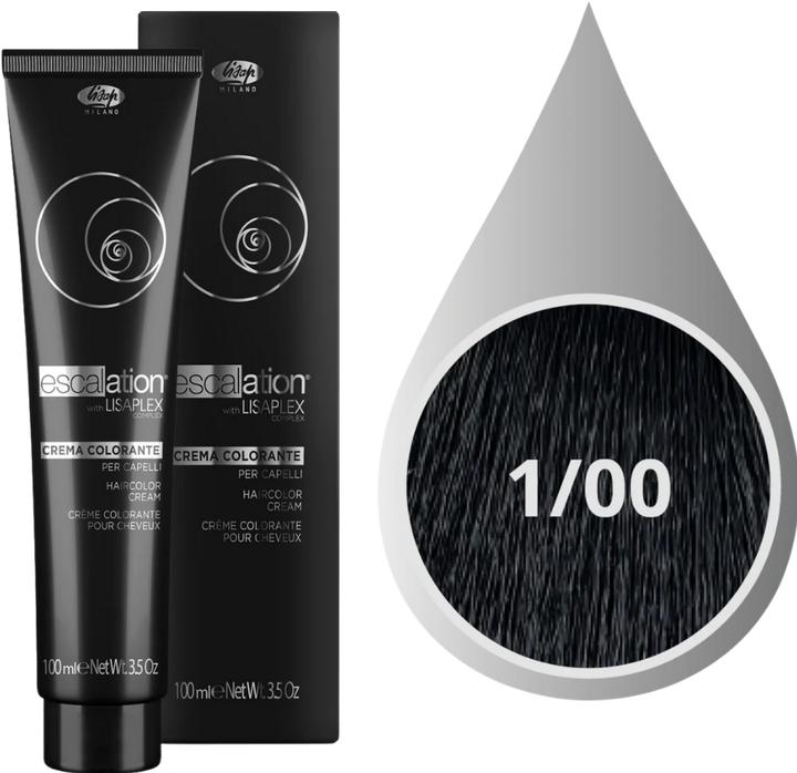 Immagine prodotto Lisap Escalation 1/00 Nero 100ml (Nero)