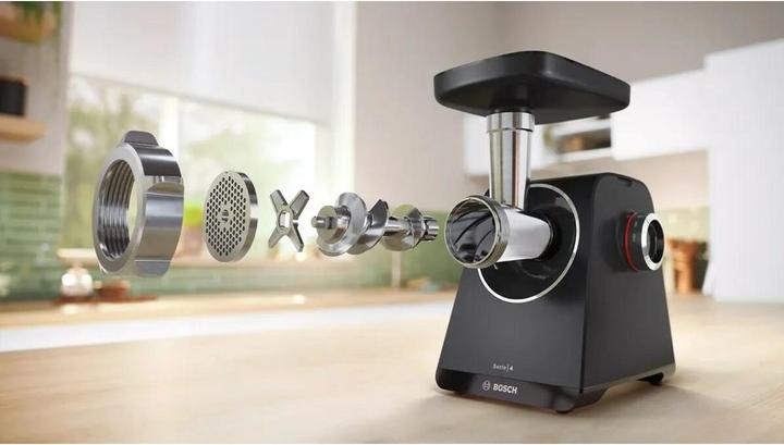 Actual product image Bosch Hausgeräte Food Mincer | MFWS430B | Black | Number of speeds 2 | Throughput (kg/min) 2.5