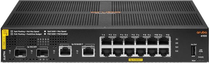 Produktbild HPE Aruba 6100 12G Class4 PoE (12 Ports)
