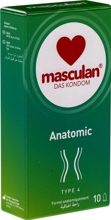 Actual product image Masculan Anatomic" condoms (10 pcs.)
