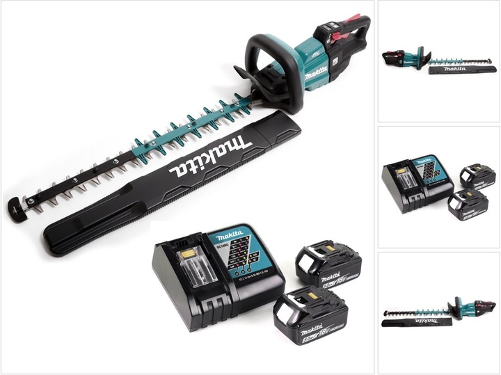 Productafbeelding Makita DUH 601 RT accu heggenschaar 18V 60cm borstelloos + 2x accu 5,0Ah + lader (Draadloze heggenschaar)